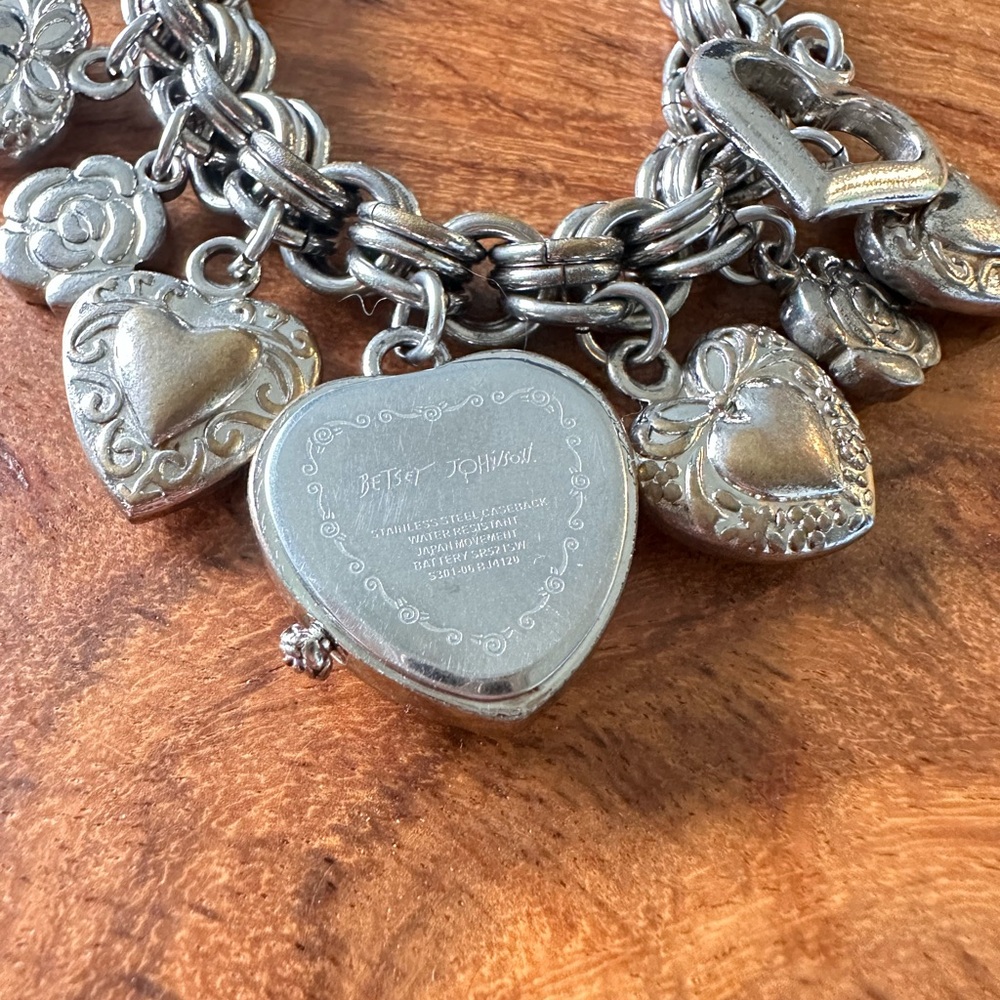 Betsey Johnson Charm Bracelet Watch - Picture 6 of 6